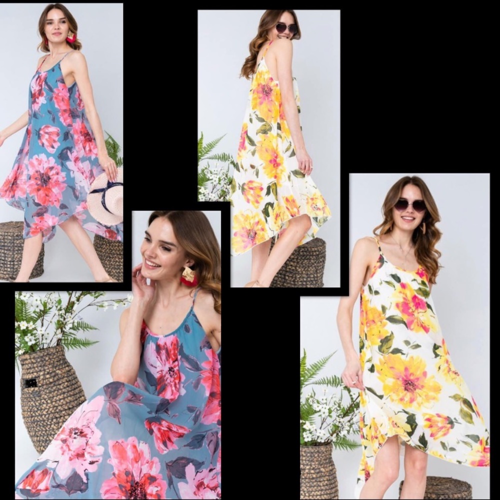 Large blue Adora summer dress